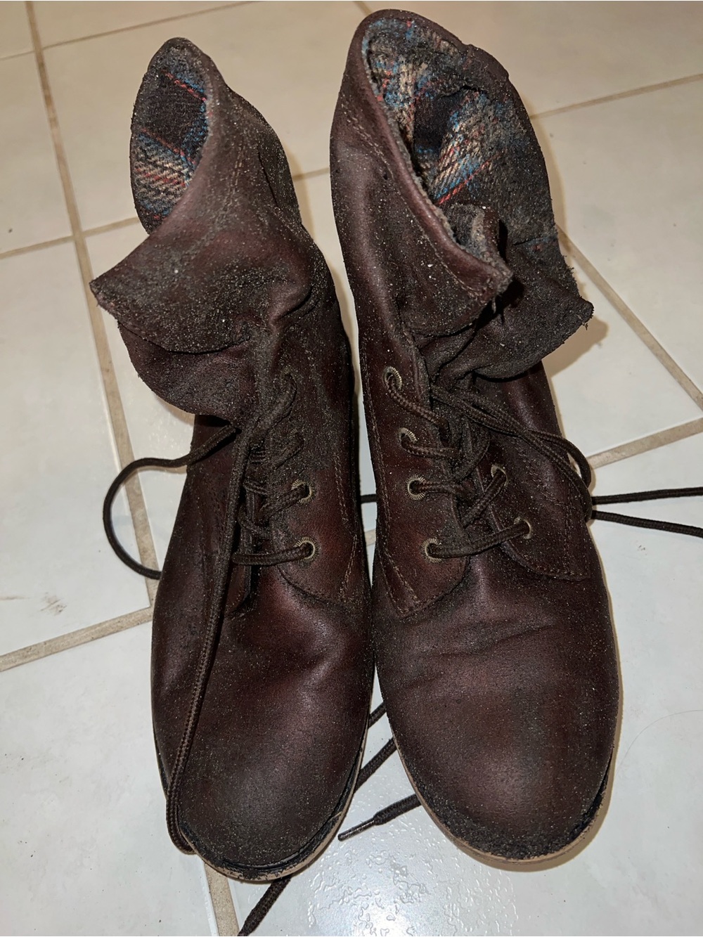 Women’s well worn winter boots